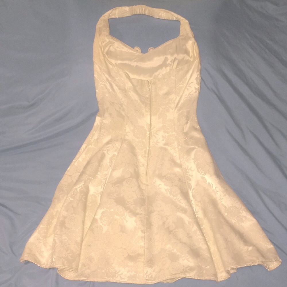Ivory Halter Dress - Picture 3 of 7